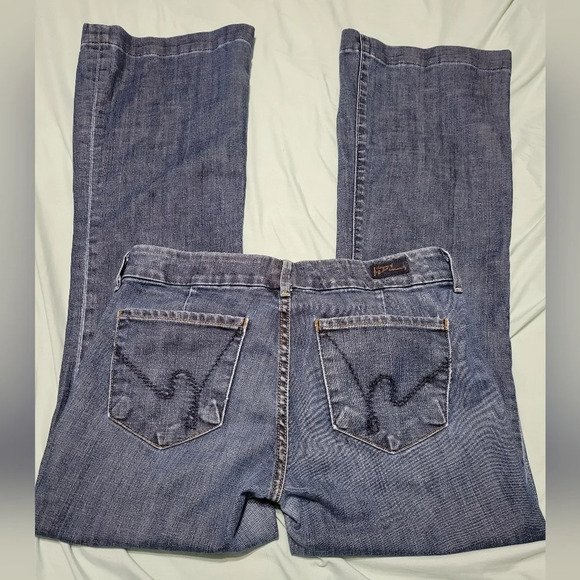 Citizens of Humanity Faye 003 Stretch Low Waist Full Leg Jeans, Size 30, EUC! - Picture 2 of 8